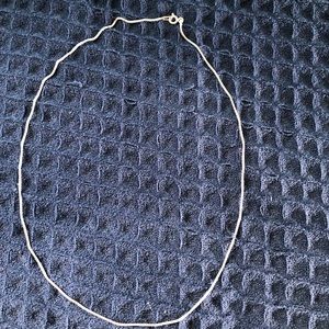 Ladies 18 inch sterling silver chain